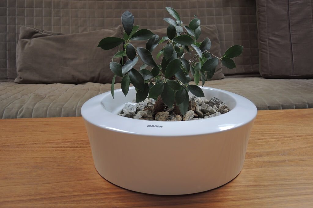 flowerpot for table - white Faro