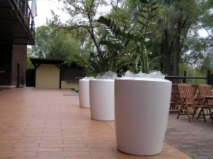 large planters for interiors and gardens